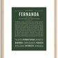 Fernanda | Name Art Print