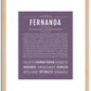 Fernanda | Name Art Print