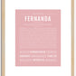 Fernanda | Name Art Print