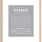 Fernanda | Name Art Print