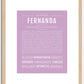 Fernanda | Name Art Print