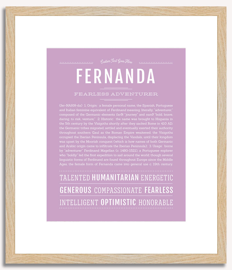 Fernanda | Name Art Print