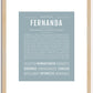 Fernanda | Name Art Print