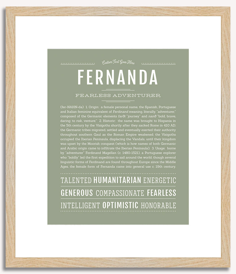 Fernanda | Name Art Print