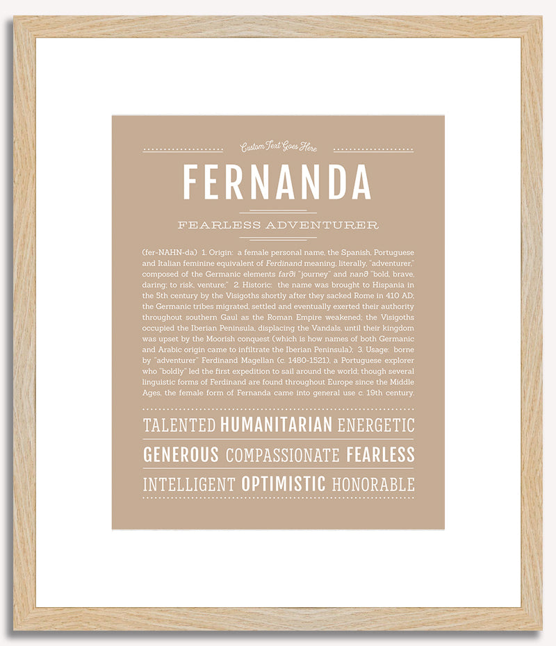 Fernanda | Name Art Print