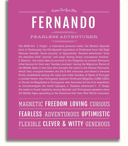 Frame Options | Dark Pink | No Frame