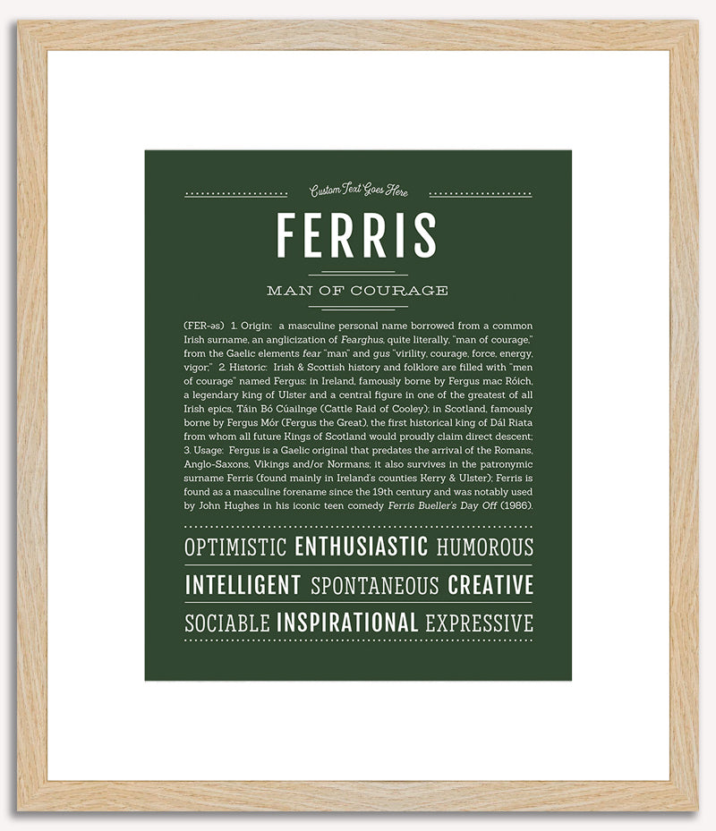 Ferris | Name Art Print