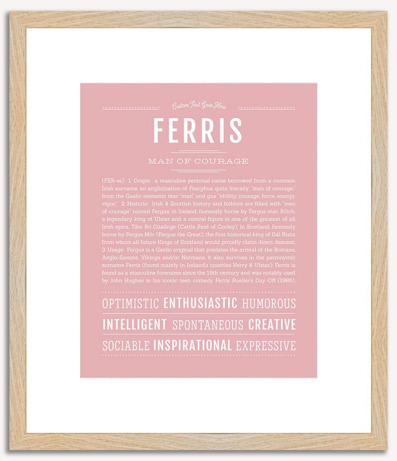 Ferris | Name Art Print