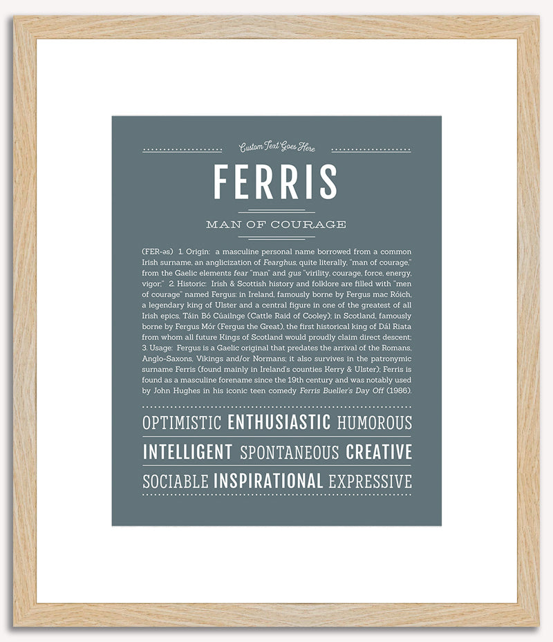 Ferris | Name Art Print