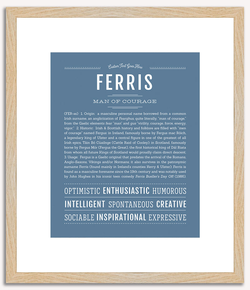 Ferris | Name Art Print