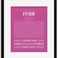 Frame Options | Dark Pink | Black Frame, Matted