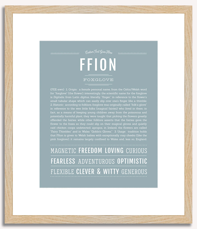 Ffion | Name Art Print