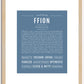 Ffion | Name Art Print