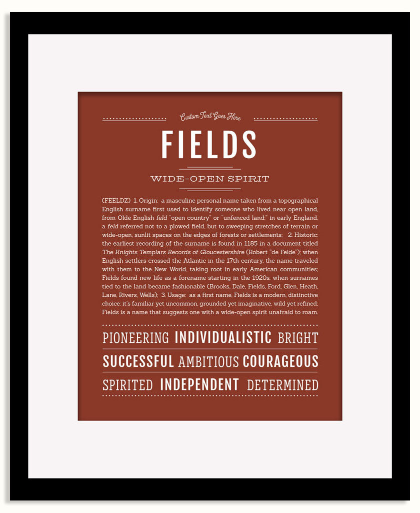 Frame Options | Bordeaux | Black Frame, Matted