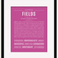 Frame Options | Dark Pink | Black Frame, Matted