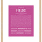 Frame Options | Dark Pink | Maple Frame, Matted