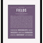 Frame Options | Deep Purple | Black Frame, Matted