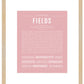 Frame Options | Dusty Rose | Maple Frame, Matted