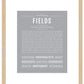 Frame Options | Light Gray | Maple Frame, Matted