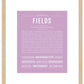 Frame Options | Lilac | Maple Frame, Matted