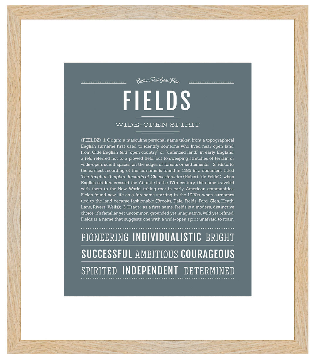Frame Options | Night Rendezvous | Maple Frame, Matted