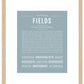 Frame Options | Powder Blue | Maple Frame, Matted