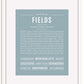 Frame Options | Powder Blue | White Frame, Matted