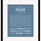 Frame Options | Steele Blue | Black Frame, Matted