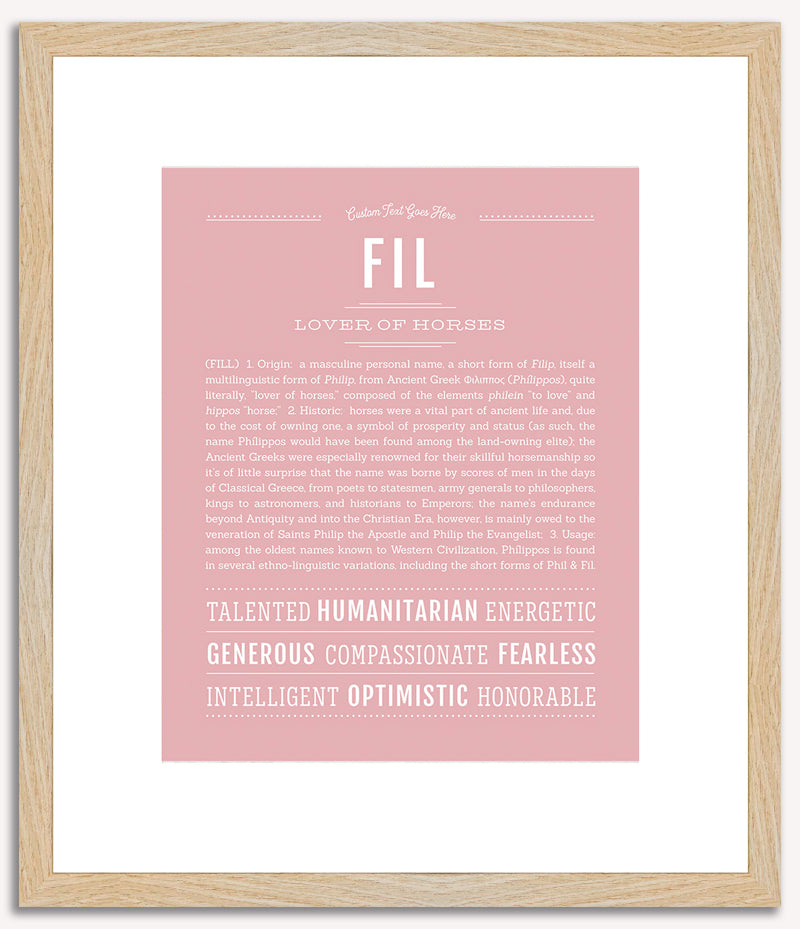 Fil | Name Art Print