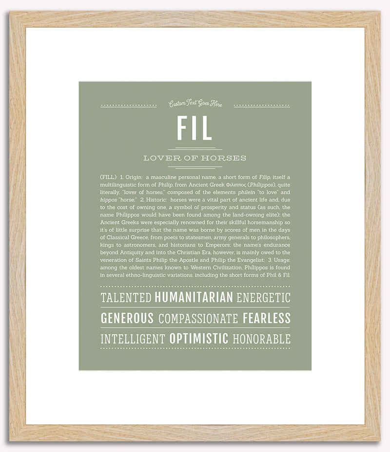 Fil | Name Art Print