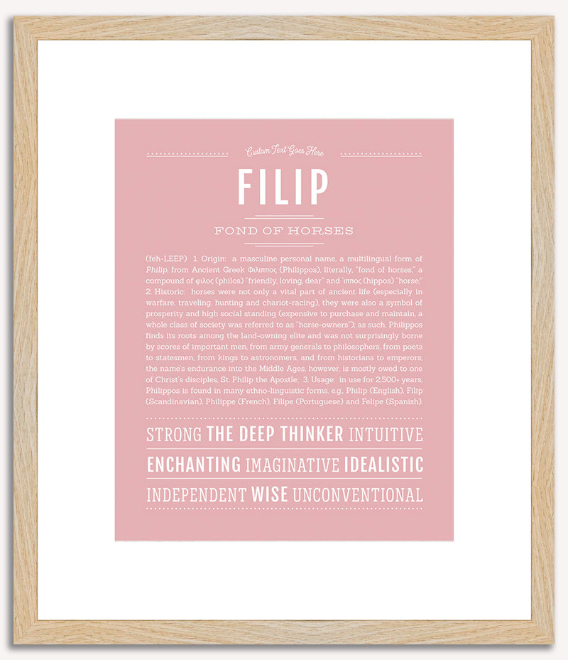 Filip | Name Art Print