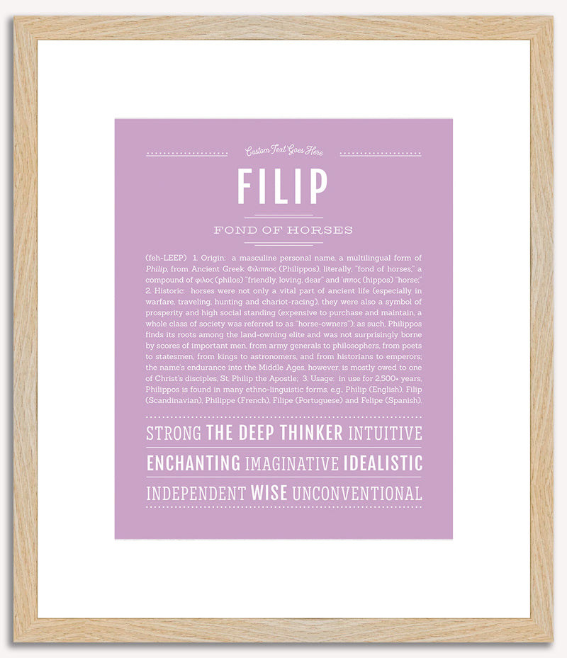 Filip | Name Art Print