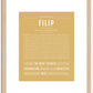 Filip | Name Art Print