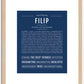 Filip | Name Art Print