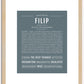 Filip | Name Art Print