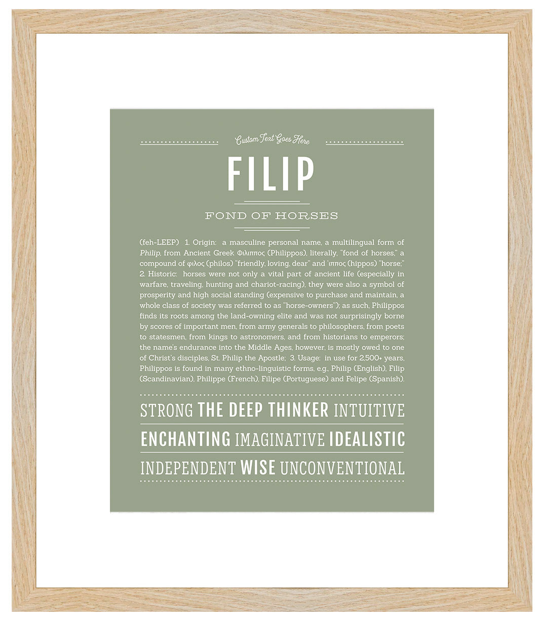 Filip | Name Art Print