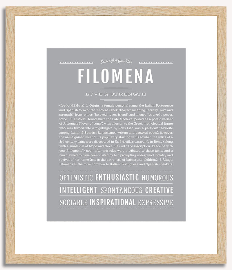 Filomena | Name Art Print