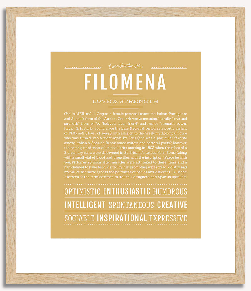 Filomena | Name Art Print