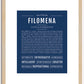 Filomena | Name Art Print