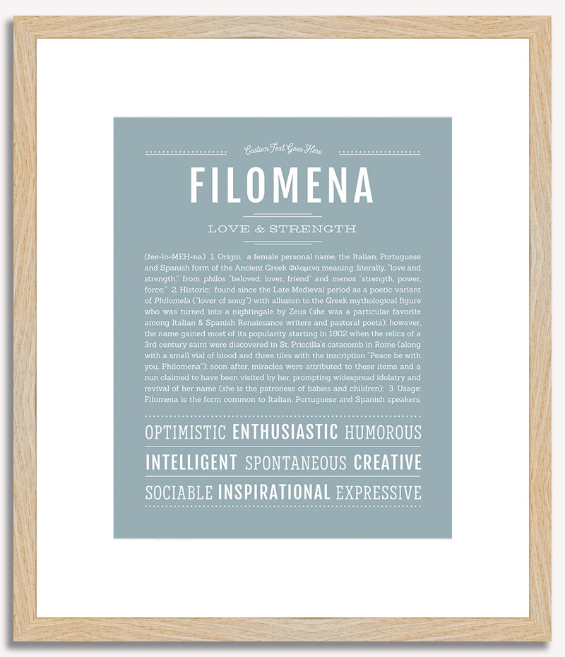 Filomena | Name Art Print