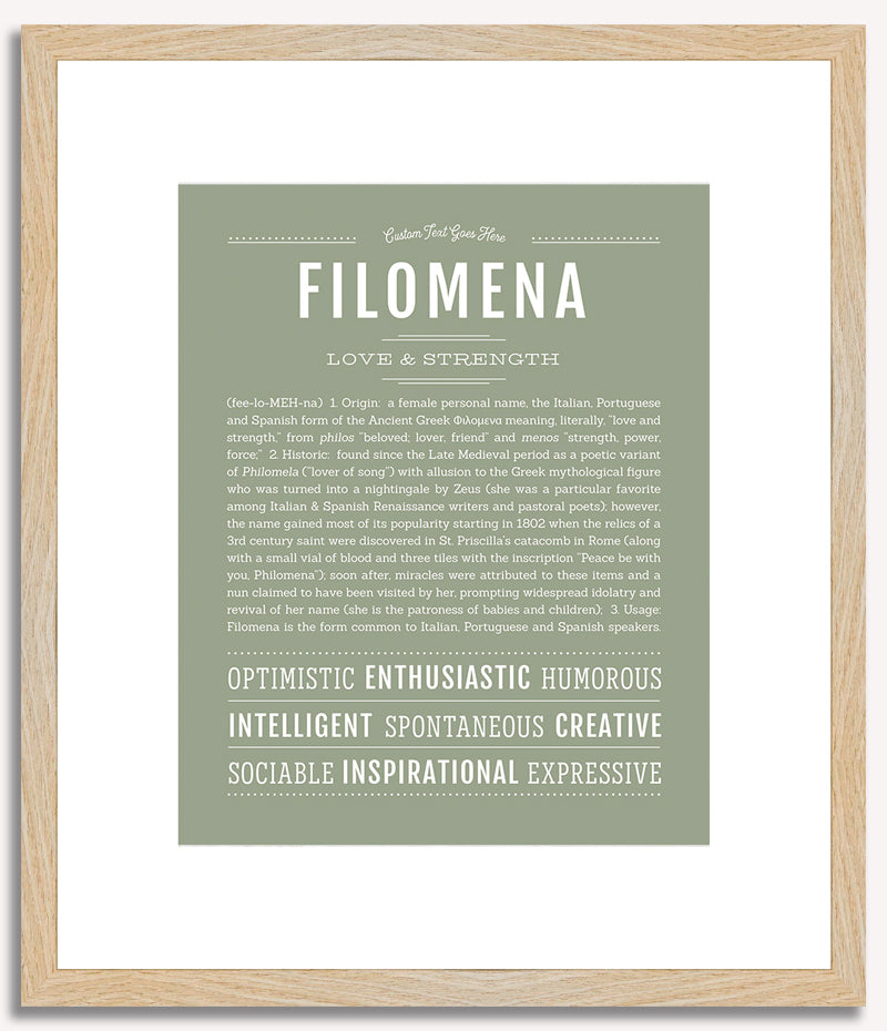 Filomena | Name Art Print