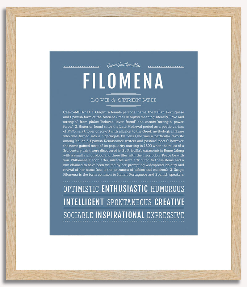 Filomena | Name Art Print