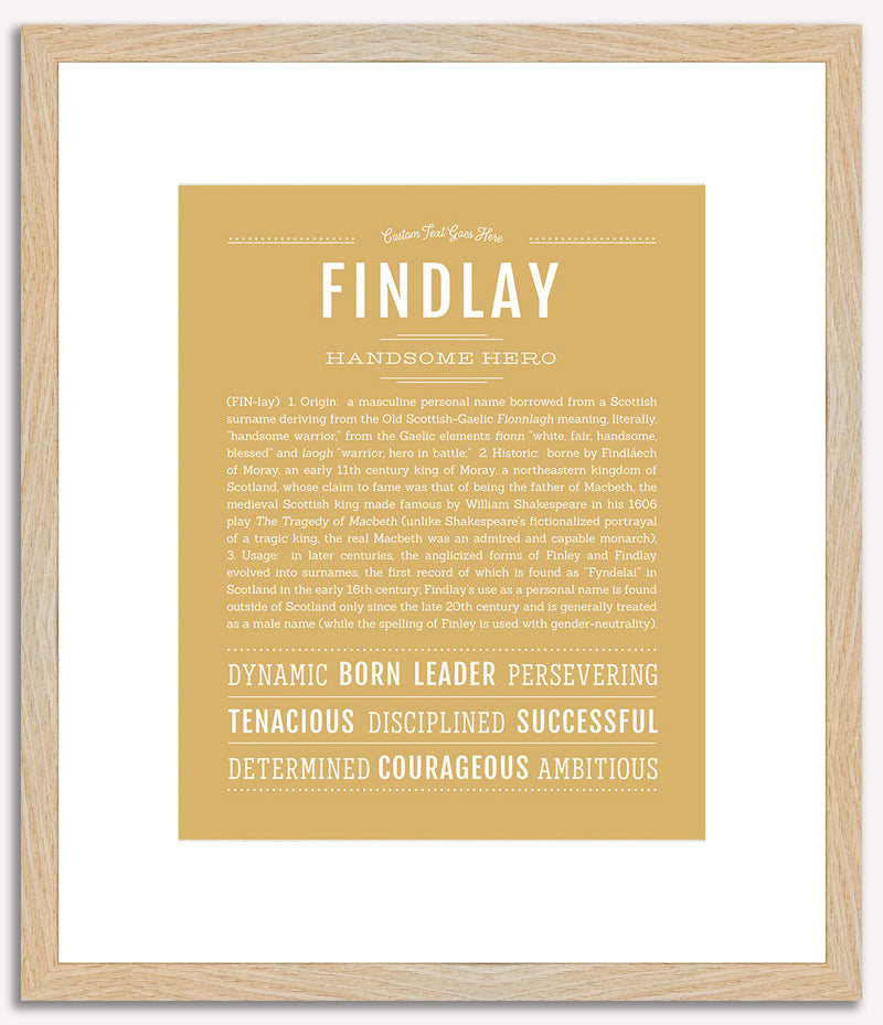 Findlay | Name Art Print