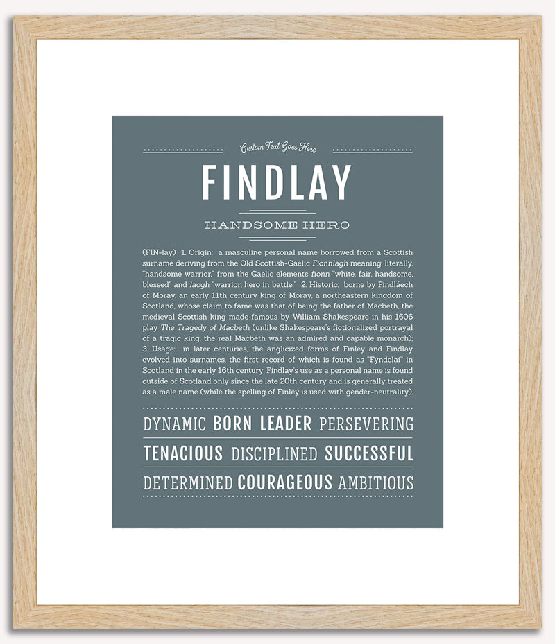 Findlay | Name Art Print