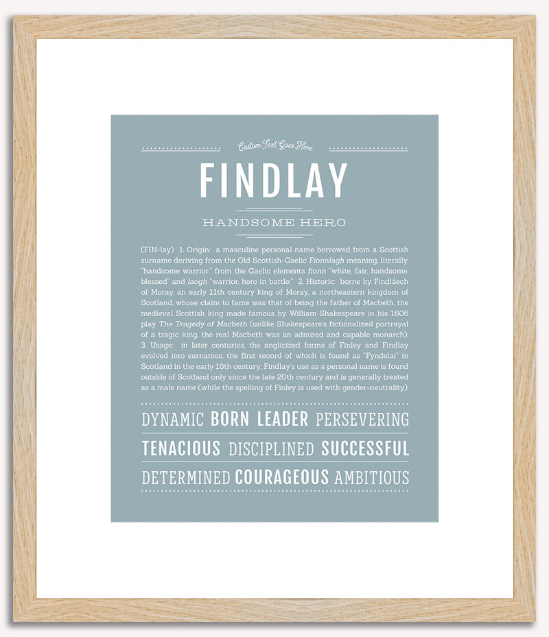 Findlay | Name Art Print