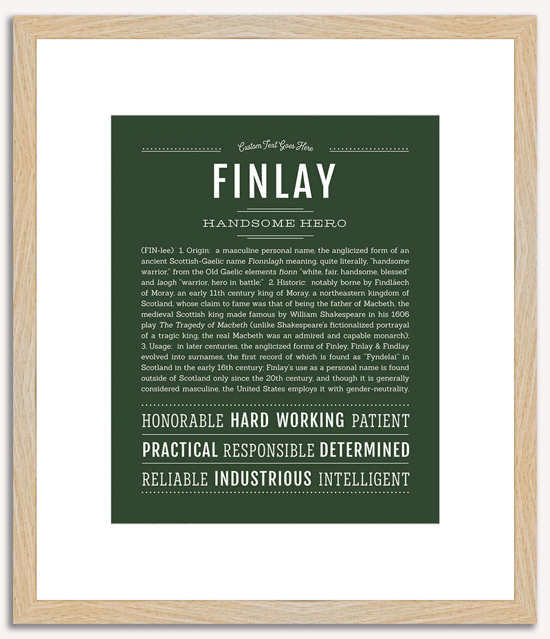 Finlay | Name Art Print