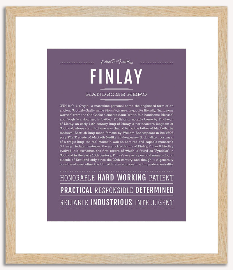 Finlay | Name Art Print