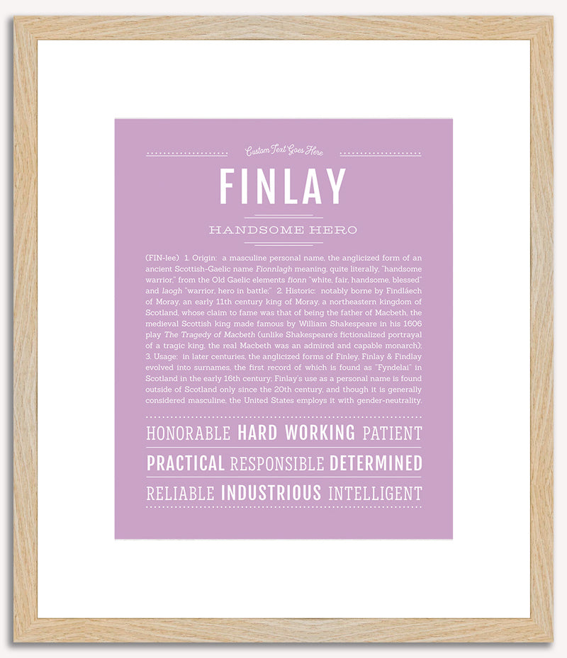 Finlay | Name Art Print