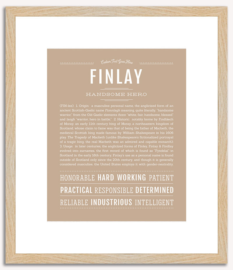 Finlay | Name Art Print