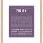 Finley (male) | Name Art Print